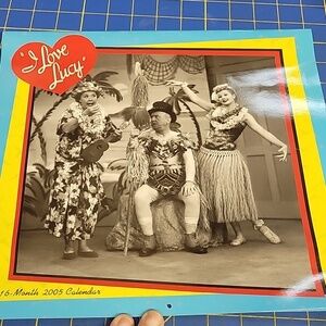 2005 I Love Lucy 12 Month Calendar 12" x 11"